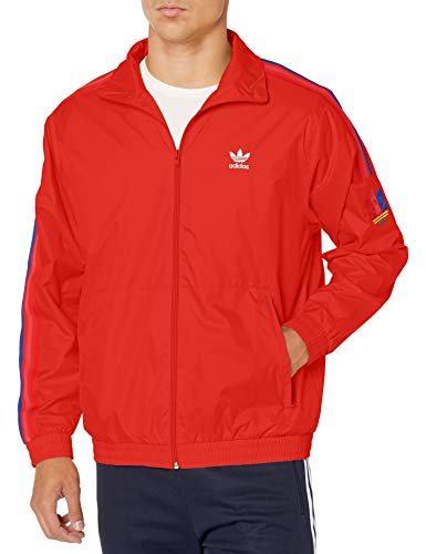 Veste de survêtement adidas logo trèfle 3D relief géométrique unique