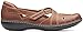 Clarks womens Ashland Spin Q Mary Jane Flat, Dark Tan Leather, 9.5 US