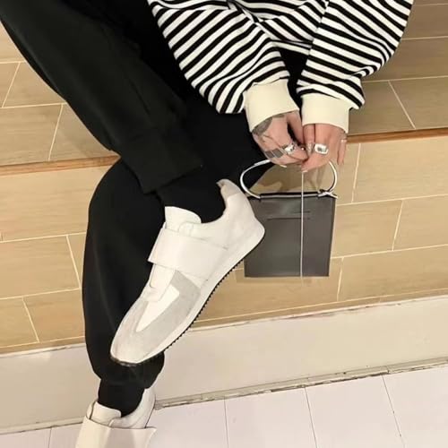 Sneakerina Split Toe Tabi Shoes Women Cute Ballet Sneakers Casual Comfort Wear Tennis & Racquet Sport Shoes with Hook & Loop Non-Slip Sole Preppy Back to School Gift for Daughter Granddaughter3