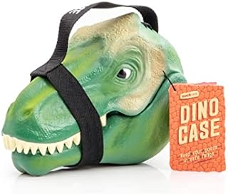 Suck UK | Dinosaur Lunch Box | Kids Lunch Box | Toy Storage & Bedroom Accessories for Boys & Girls | Novelty Snack Boxes For Kids Or Toddler Lunch Box | Lunch Bag & Food Containers For School | Green