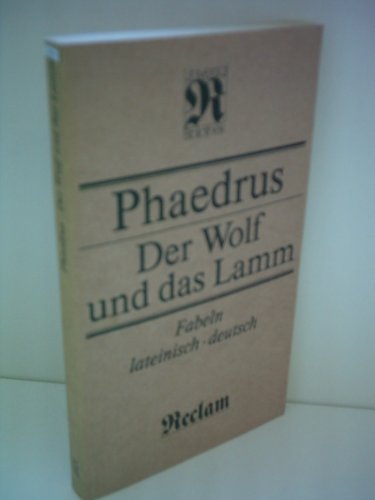 Der Wolf Und Das Lamm Phaedrus Interpretation Phaedrus: Der Wolf und das Lamm : Amazon.de: Bücher