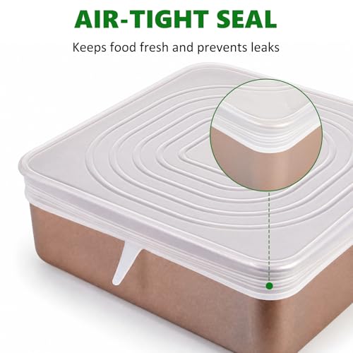 Image of 2 Pcs 9x9 Inch Silicone Bakeware Lids, Reusable Safe Storage Lids Square Replacement Cover Stretchable for Baking Dishes, Casserole Dishes, Cake Pan, Freezer, Microwave Safe Food Cover