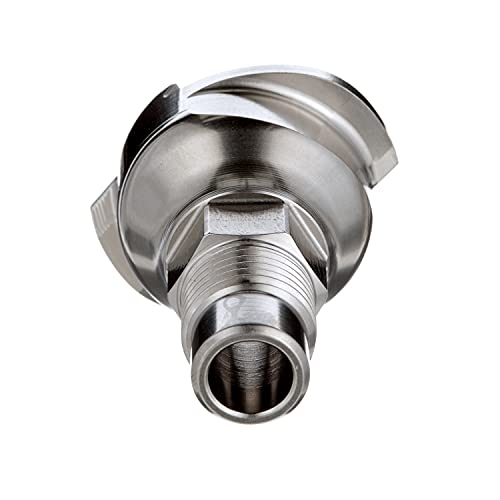 Image of 3M PPS 2.0 Adapter, 26016, Type S9, 16 mm Male, 1.5 mm Thread | 1 Pack; Connects Numerous Paint Gun Brands to PPS 2.0 Paint Spray System; Silver