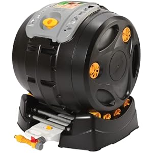 Hozelock 2in1 Trommelkomposter, Schwarz