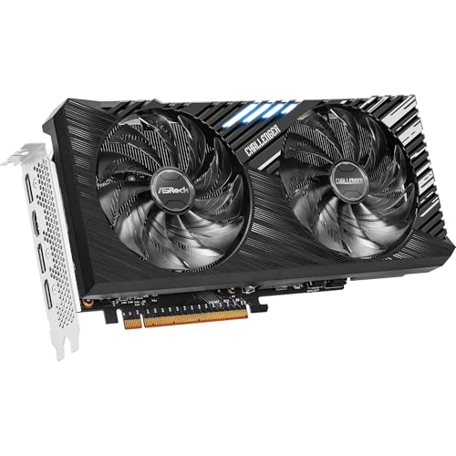 Image of ASRock Intel Arc A750 Challenger SE 8GB OC 16 Gbps 256 bit GDDR6 7680 x 4320 Dual Fan 0dB Silent Cooling Video Graphics Card 650W