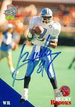 Sports Memorabilia Autograph Warehouse 73707 Bucky Brooks Autographed Football Card North Carolina 1994 Classic No 78