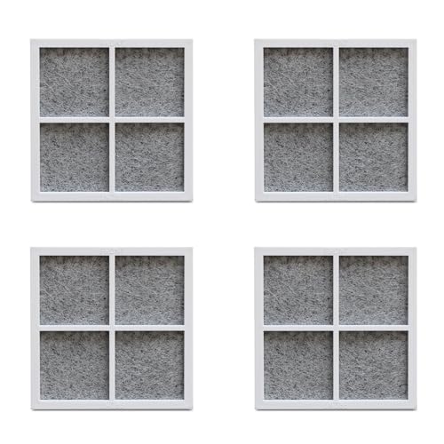Fresh Lot de 4 filtres à air pour réfrigérateur compatibles avec LG Pure N Fresh ADQ73214405 ADQ73214404 ADQ73214408 - Filtre antibactérien Pur Air pour réfrigérateur Fresh Lot de 4 filtres à air pour réfrigérateur compatibles avec LG Pure N Fresh ADQ73214405 ADQ73214404 ADQ73214408 - Filtre antibactérien Pur Air pour réfrigérateur