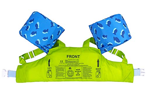image for Gogokids Kids Swim Vest Life Jacket, Swimming Aid Armbands for Toddler