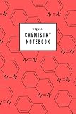 Red Organic Chemistry Hexagon Graph Paper Notebook: Perfect for Drawing Organic Chem Structures (6x9 120 Pages)