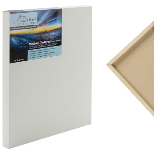 Gesso Panel Davinci texture moyenne 12x12 à haute adhérence - 2