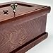 Interwood Wooden Handcrafted Pet Casket for Dogs & Cats | Coffin Container, Burial Box, Funeral Memory Box | Beloved Dog & Cat Memorial (Medium 24
