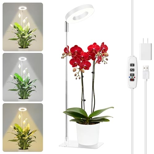 Hywyimlait Halo Grow Light with Adjustable Stand