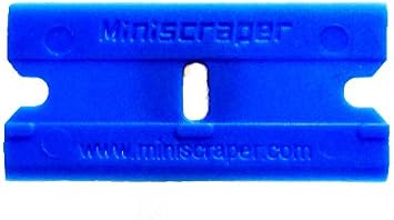 Plastic Razor Blade Set, Safe Scrape Double Edged Blades