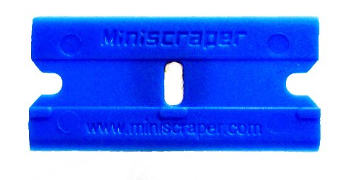 Miniscraper Plastic Razor Blade Set, Safe Scrape Double Edged Blades #TOP4