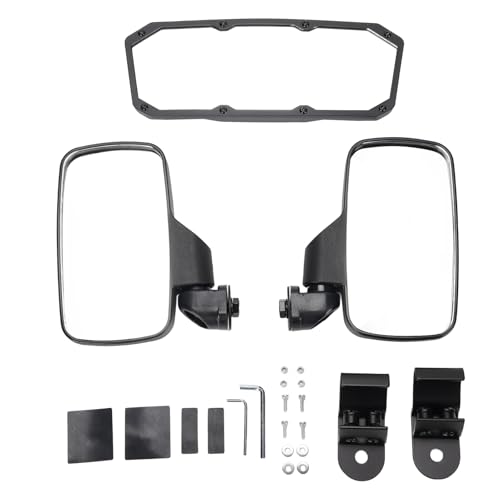 Espejos retrovisores UTV ajustables paquete de 8 piezas compatibles con General 1000 y XP 900 5