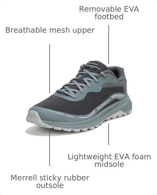 Merrell Men's Fly Strike 2 Sneaker, Black, 9 - image 3