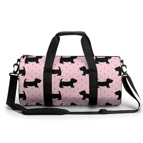Sac de voyage chiot noir pour camping et randonnée le week-end