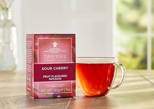 Image of Taylors of Harrogate Sour Cherry Infusion, 20 Teabags (Pack of 2)