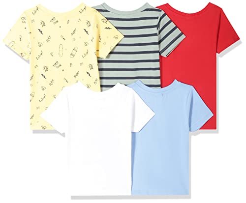Image of Mom's Love Boy's Printed Regular Fit Baby and Toddler T-Shirt Set