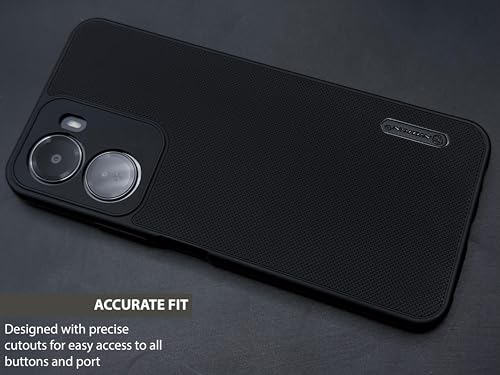 Image of NIUKIN Super Frosted Shield Pro Soft Mobile Back Case for Redmi 15A 5G | Shockproof Scratchproof Cover | Black