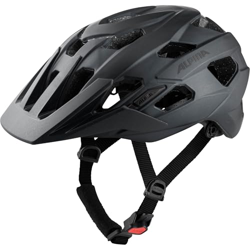 ALPINA PLOSE MIPS - Sicherer und Komfortabler MIPS Enduro & MTB Fahrradhelm Mit Antibakteriellen Polstern Für Erwachsene, optimaler Schutz, Black matt, L (57-61 cm)