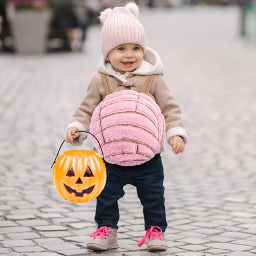 Disfraz infantil concha estilo pan dulce rosa miniatura 5