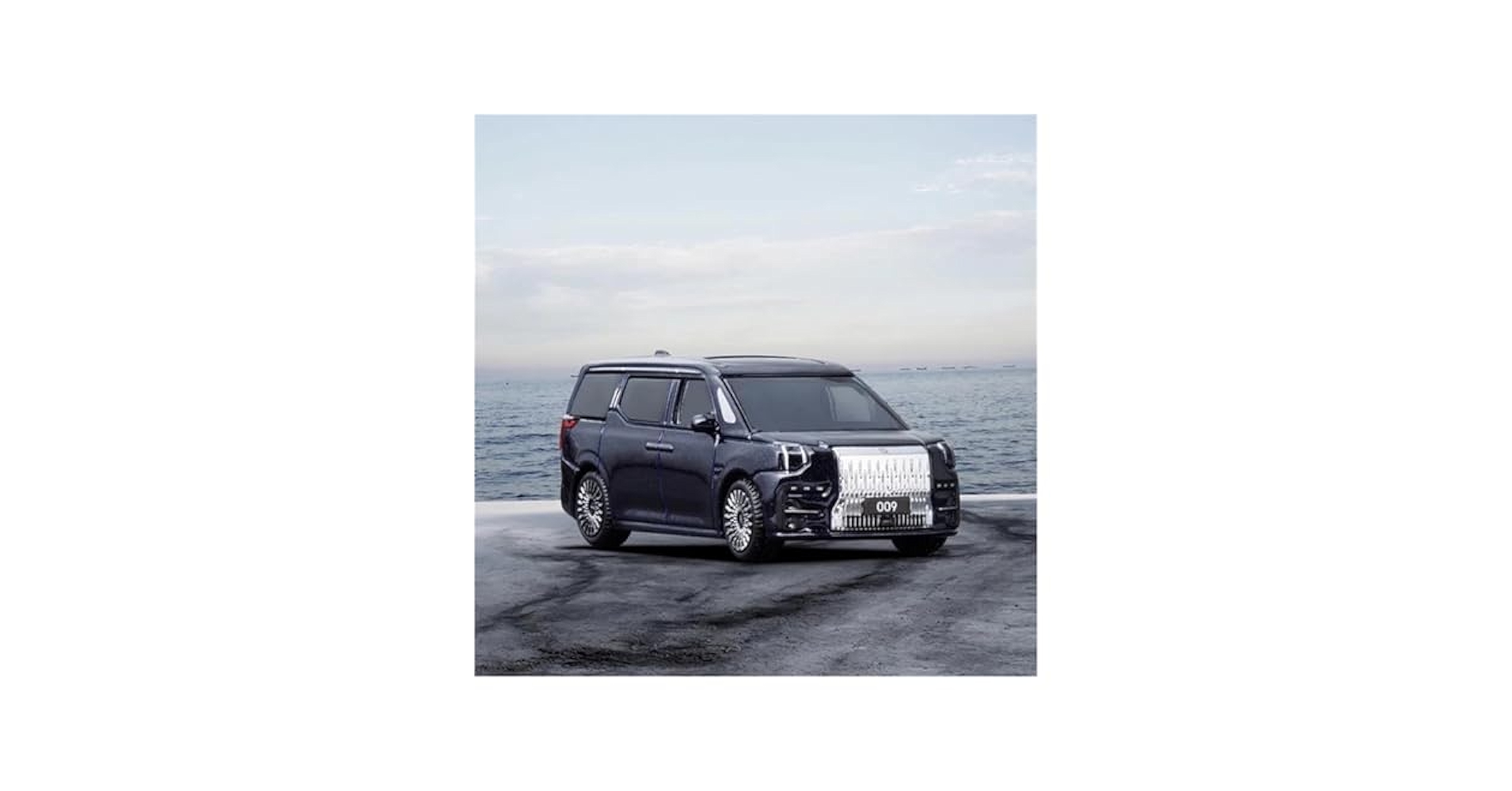 Amazon.co.jp: Display Cars 1:64 ZEEKR 009 MPV 車モデル ダイ