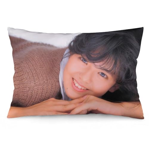 南野陽子 41 枕カバー ロング枕カバー 両面印刷 柔らかく生地 横寝用抱き枕 向き寝 室内装飾 16 "x24 "