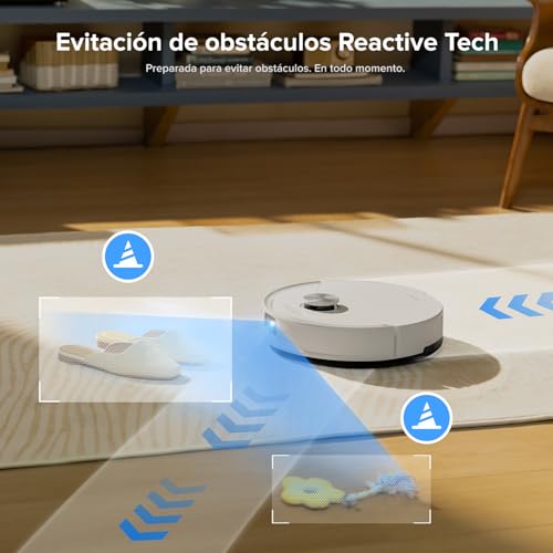 Miniatura 6 de roborock Q10 S5+ Set Robot Aspirador y Fregasuelo 2 en 1 10000 Pa, Blanco