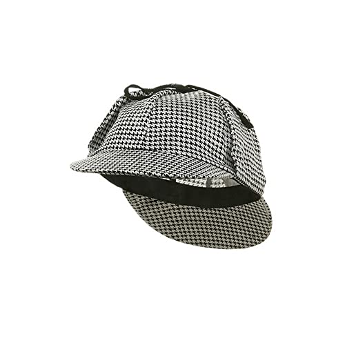 Funny Party Hats Detective Costume Set - Deerstalker Costume Hat- Sherlock Holmes Kit