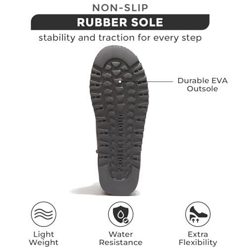 image for Project Cloud 100% Genuine Suede Leather Ankle Boots for Women - Fur B