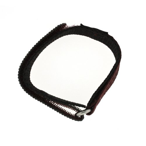 Tech Swiss Watch Band Nylon One Piece Wrap Sport Strap Brown Adjustable Velcro 20 Millimeter #TOP4