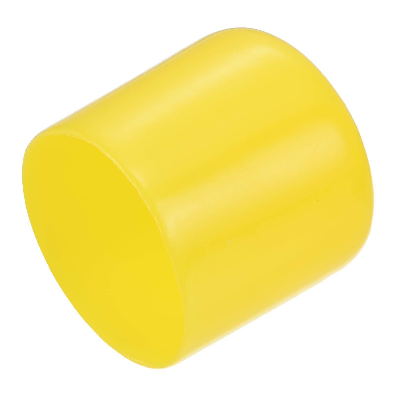 uxcell 20pcs Rubber End Caps 32mm(1 1/4") ID Vinyl PVC Round Tube Bolt Cap Cover Screw Thread Protectors Yellow