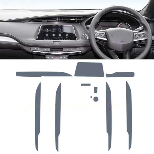 Película de TPU transparente para consola interior de coche Cadillac XT4 2018-2023 2