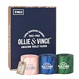 Ollie & Vince Bamboo Toilet Paper | Sustainable, Eco-Friendly, Plastic-Free & Tree-Free, Organic |...