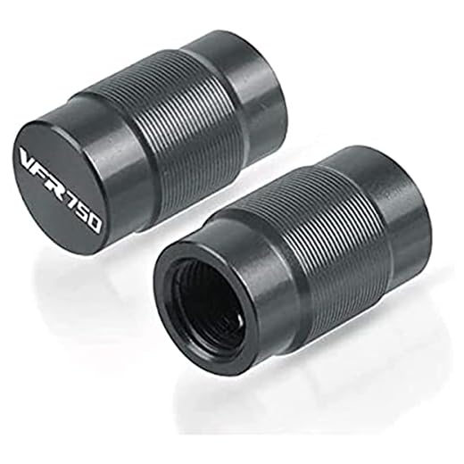 DXJYF 2 st motorcykel CNC aluminium däck fälg ventilkåpor, för VFR 750 VFR750/VFR700F2/VFR750F/VFR750R FH-FV RJ RL RC30 FG-FV hjuldammskydd lufttät luftport stamplugg, motorcykeltillbehör