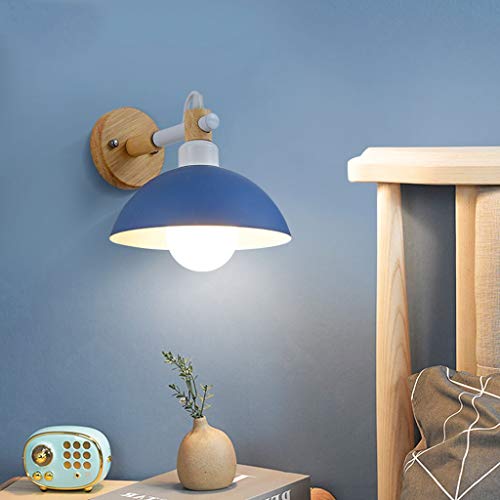 Aplique de pared hierro forjado Macaron con soporte de luz moderno para decoración E27 5