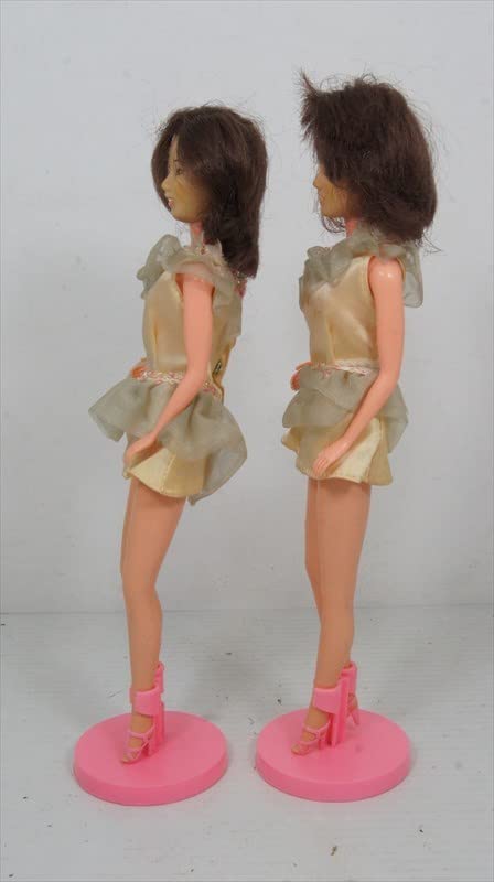 【昭和レトロ】ピンク・レディー　おしゃれ人形　2体セット Amazon | [珍品]アサヒ玩具 ピンク・レディー おしゃれ人形 2
