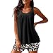 Costume da bagno a due pezzi, con allacciatura al collo, costume da bagno, push up floreale, set da spiaggia, costume da bagno, costume da bagno da donna, tankini, costume da bagno a triangolo