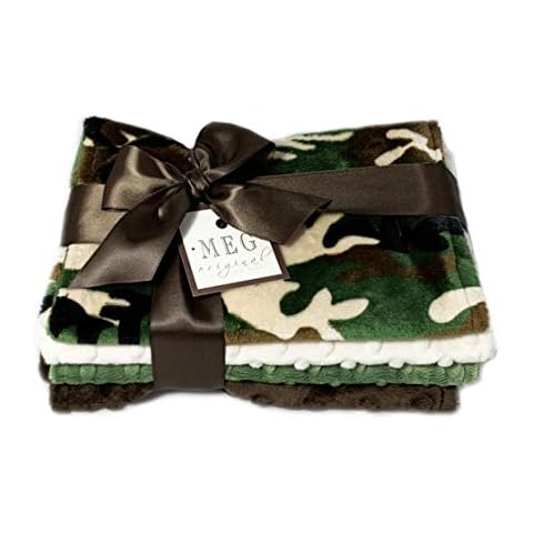 MEG ORIGINAL Baby Boy Burp Cloth Set of 4, Camouflage Cover