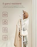Zoom IMG-2 vasagle attaccapanni appendiabiti da terra Zoom IMG-2 vasagle attaccapanni appendiabiti da terra
