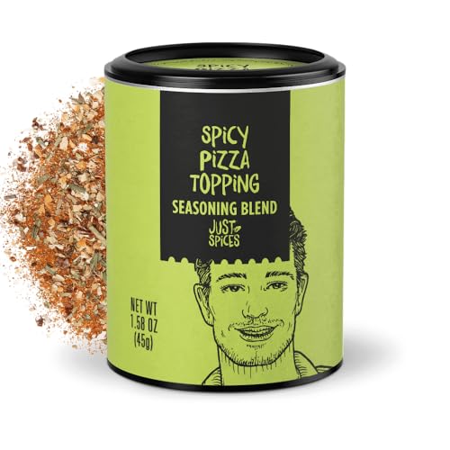Just Spices Spicy Pizza Seasoning, 1.58 OZ I A Versatile Topping ...
