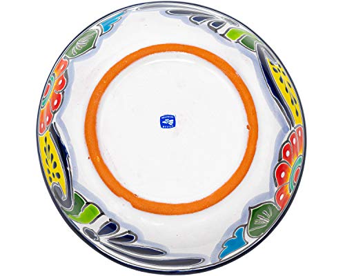 Enchanted Talavera Ceramic Hand-Painted Set Of 4 Cereal Soup Bowls Small Bowls Fruit Bowl Salad Bowl Party Snack Bowl (4 Piece Salad Bowl, Multi Color) #TOP7