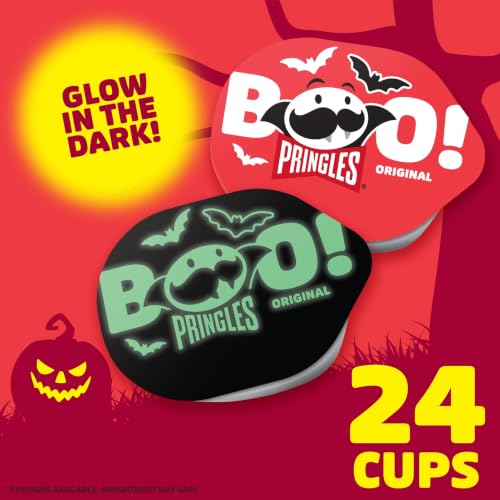 Pringles Potato Crisps Chips, Halloween Snacks, Trick or Treat, Snack Stacks, Original, 16oz Box (24 Cups) - image 4
