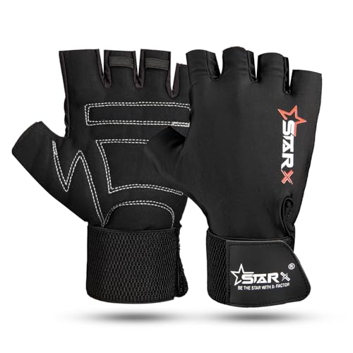 Image of STAR X Minati Wrist Support Gym Gloves Black for Men and Women