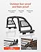 VEVOR Truck Bed Roll Bar, Customized Sport Bar Chase Rack Compatible with Full-Size Pickup/ 2004-2025 Ford F-150, Carbon Steel Construction with Extension Light Bracket, No Rack Included