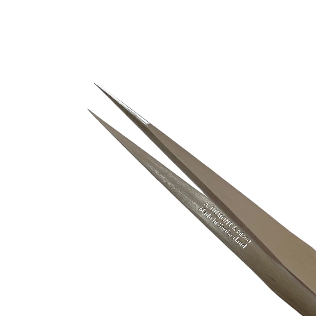 Dumont Dumonstar #3 100% antimagnetic tweezer 120 mm watchmaker hand tool, Grey - Image 2