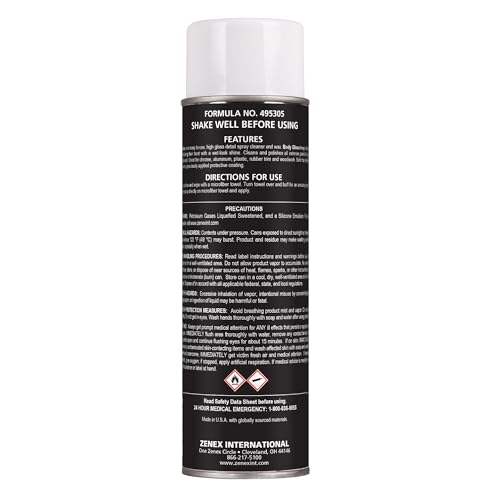 Zenex Body Gloss Final Detail Spray Wax 2 unidades miniatura 6