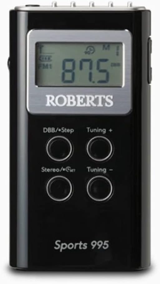SPORTS 995 Personal FM/AM Radio - Black