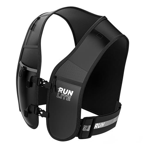 Run Lite Weste Zum Laufen mit Telefonhalterung, wasserdichte Tasche,...